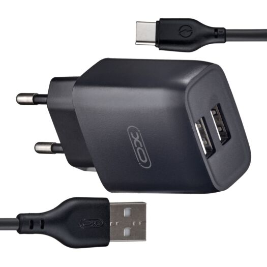 МЗП XO L57 2в1 Type-C 2USB / 2.1A Black 13522