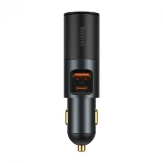 АЗП Baseus Share Together Fast Charge Car Charger Cigarette Lighter Expansion Port Gray 13630