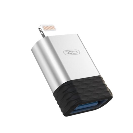 Адаптер XO NB186 Lightning to USB OTG adapter Silver 13995