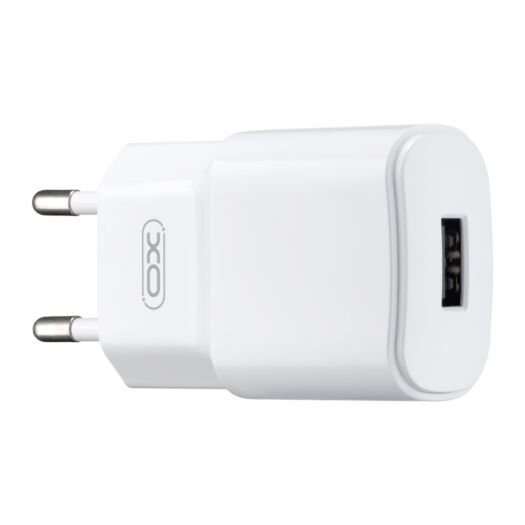 Сетевое зарядное устройство XO L73 EU 2.4A Single port charger White 14003