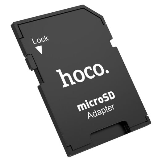 Адаптер Hoco HB22 TF to SD card holder Black 14142