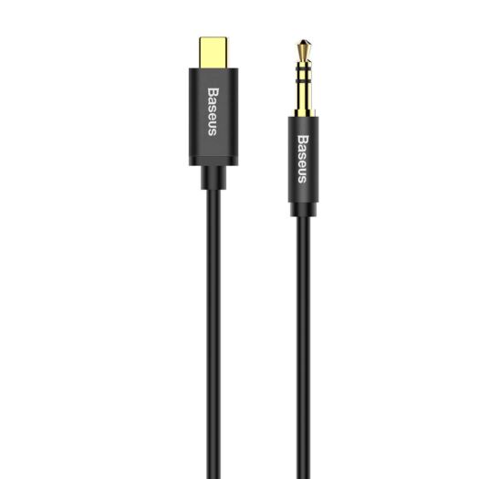 Кабель Baseus Yiven Type-C male To 3.5 male Audio Cable M01 Black 14415