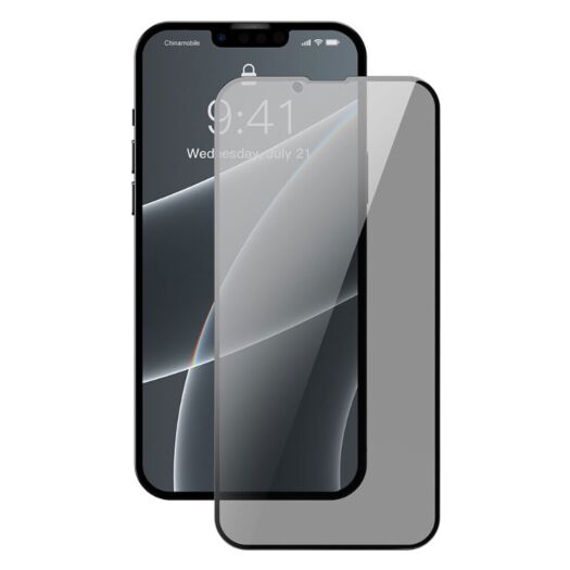 Защитное стекло Privacy Glass Iphone 13 Pro Max/14 Plus Black 14683