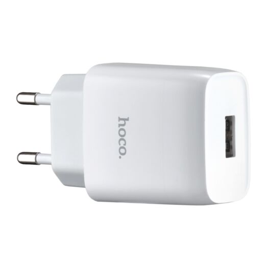 Сетевое зарядное устройство Hoco C72A Glorious single port charger (EU)  White 14969