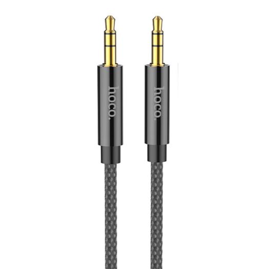 Кабель Hoco AUX UPA19 AUX audio cable ( L-1M ) Black 15044