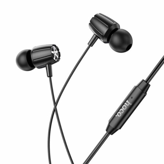 Наушники Hoco M88 Graceful universal earphones with mic Black 15308