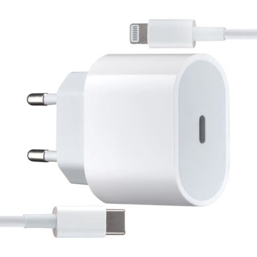 СЗУ Apple 25W USB-C Power Adapter With Cable Type-C to Lightning High Copy White 15319