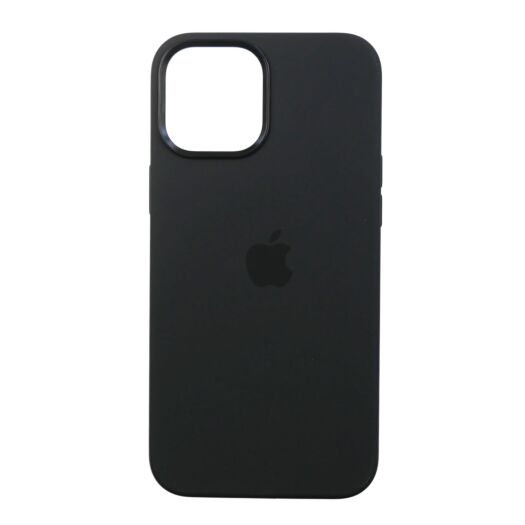 Чехол Silicone Case with MagSafe & SplashScreen iPhone 12 Pro Max Black 15425