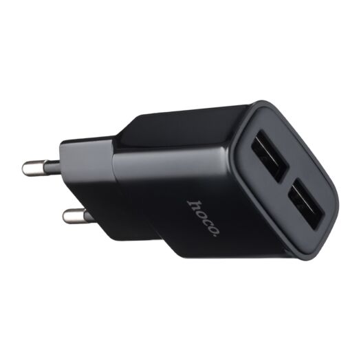 МЗП Hoco C88A Star round dual port charger ( EU ) Black 15493