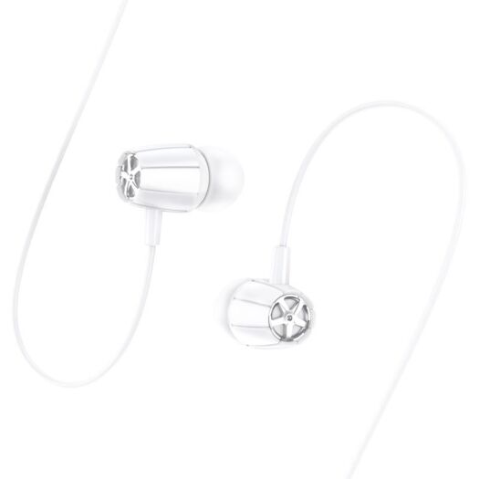 Наушники Hoco M88 Graceful universal earphones with mic White 15624