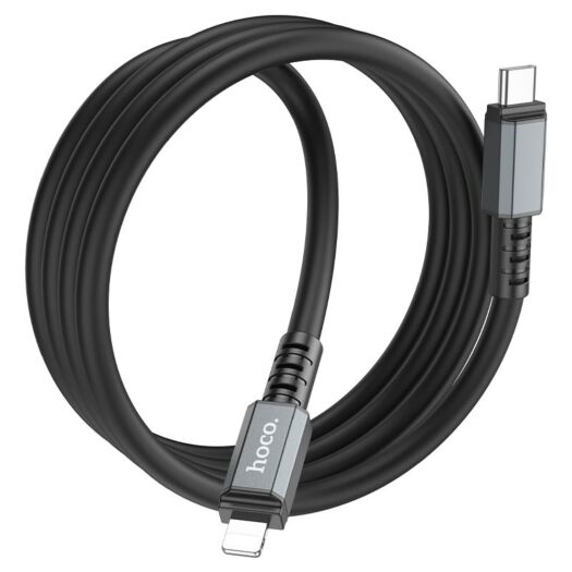 Кабель Hoco X85 iP Strength PD charging data cable Black 15652