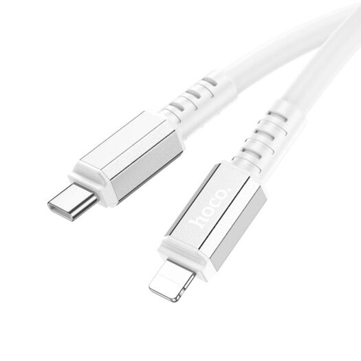 Кабель Hoco X85 iP Strength PD charging data cable White 15653