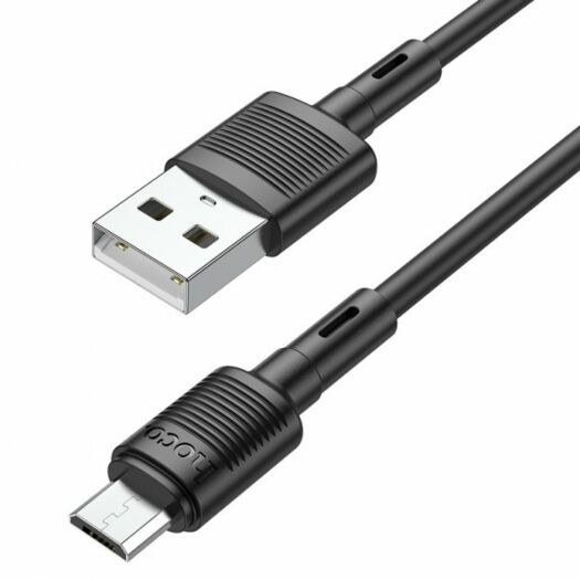 Кабель Hoco X83 Micro Victory charging data cable Black 15666