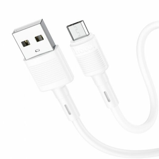 Кабель Hoco X83 Micro Victory charging data cable White 15667