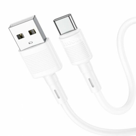 Кабель Hoco X83 Type-C Victory charging data cable White 15669