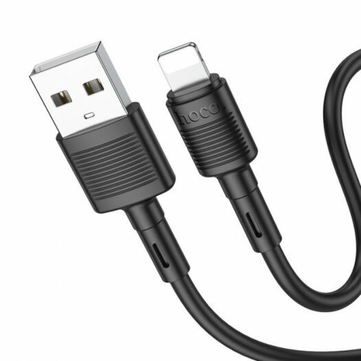 Кабель Hoco X83 iP Victory charging data cable Black 15712