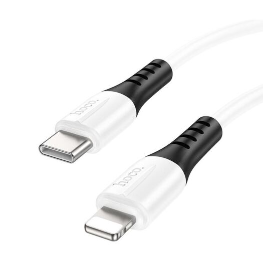 Кабель Hoco X82 iP PD silicone charging data cable White 15717