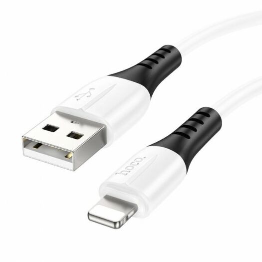 Кабель Hoco X82 iP silicone charging data cable White 15720