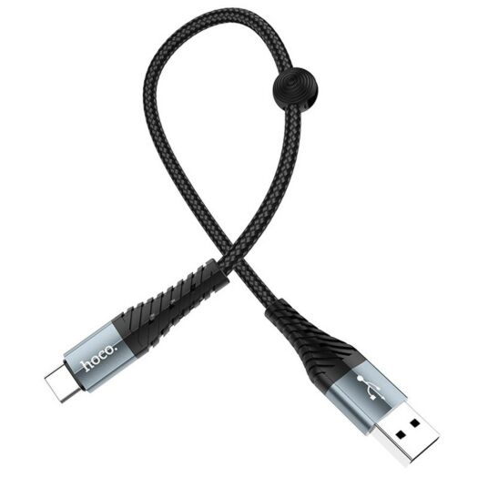 Кабель Hoco X38 Cool Charging data cable for Type-C ( L-0.25M ) Black 15727