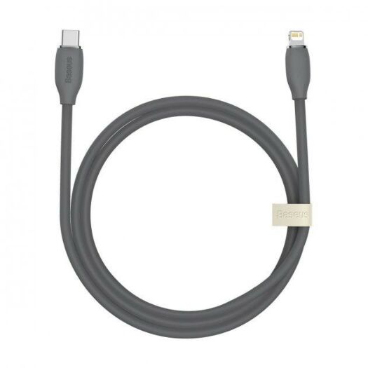 Кабель Baseus Jelly Liquid Silica Gel Fast Charging Data Cable Type-C to Lightning 20W 1.2m Black 16409