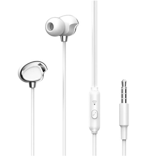 Наушники XO EP53 in-ear 3.5mm earphone White 16561