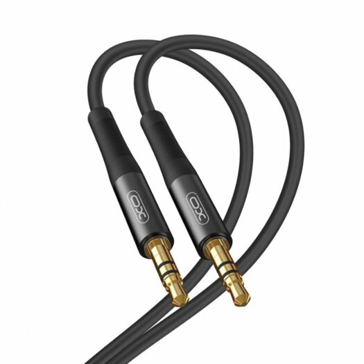 Кабель XO NB-R175A  audio adapter  3.5mm to 3.5mm 1M Black 16612