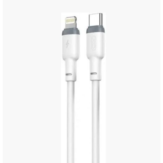 Кабель XO NB208A Liquid Silicone Data Type-c to Lightning 20W cable White 16617