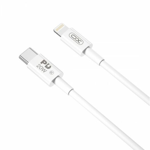 Кабель XO NB-Q189B PD 20W Charger Cable Type-c to Lightning 2M White 16625