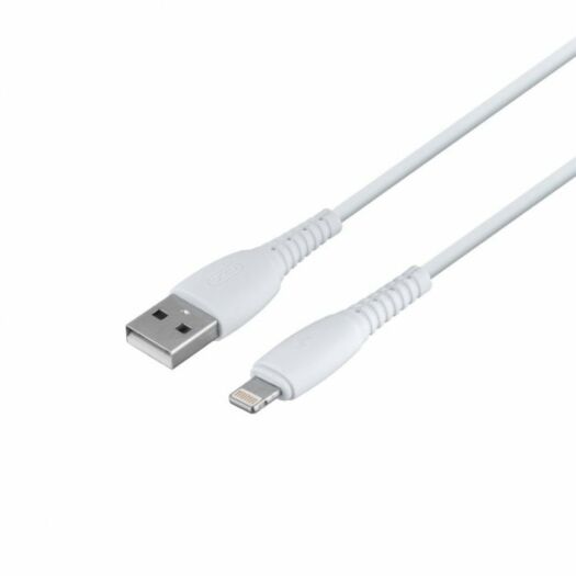 Кабель XO NB-P163 2.4A USB cable for Lightning 1M White 16654