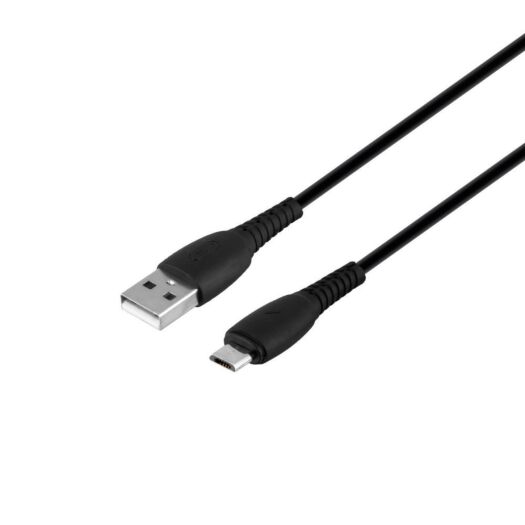 Кабель XO NB-P163 2.4A USB cable for micro 1M Black 16655