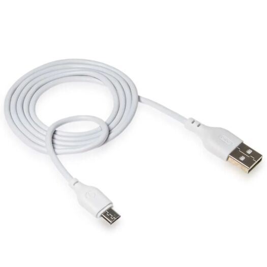 Кабель XO NB103 Bell usb cable Micro 2m White 16667