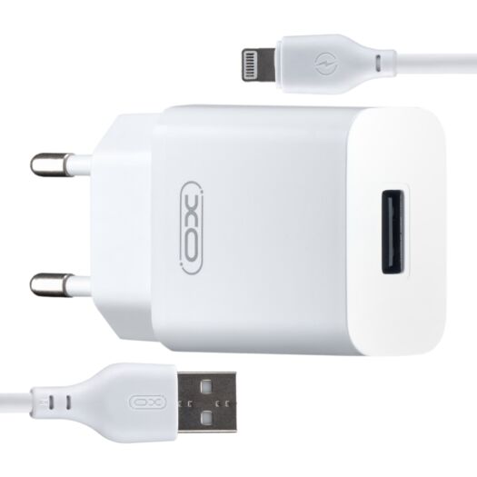 МЗП XO L99 ( EU ) 2.4A Home charger with Lightning cable ( NB103 ) White 16695