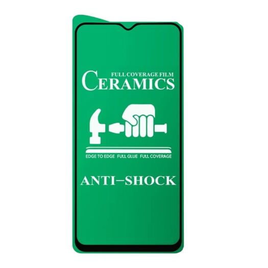 Защитное стекло Ceramic Samsung A12/A13/A23/A32 5G/F12/F13/F23/M13/M23/M32 5G/M33 Black 16933