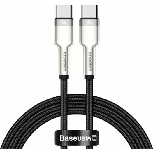 Кабель Baseus Cafule Series Metal Data Cable Type-C to Type-C 100W 2m Black 17066