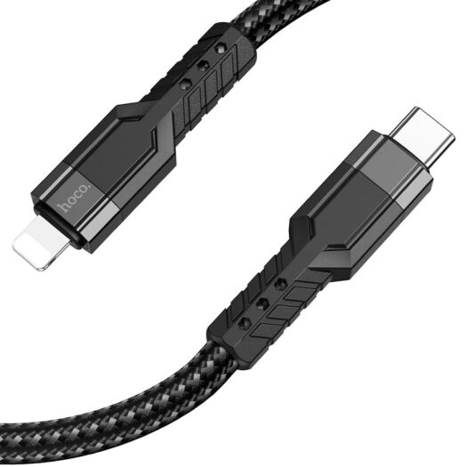 Кабель Hoco U110 iP PD charging data cable Black 17243