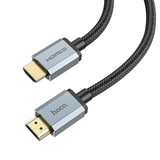 Адаптер Hoco US03 HDTV 2.0 Male to Male 4K HD data cable ( L-2M ) Black 17257