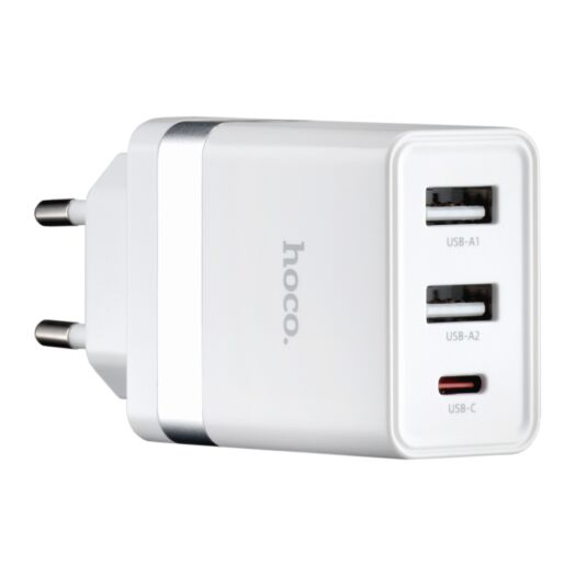 МЗП Hoco N21 Pro Tourer PD30W ( 2A1C ) charger ( EU ) White 17325