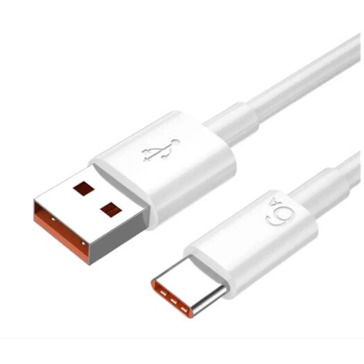 Кабель Xiaomi 6A Type-C fast charging data cable White 18057