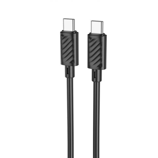 Кабель Hoco X88 Gratified 60W charging data cable for Type-C to Type-C Black 18178