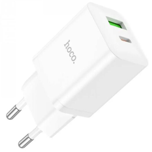 МЗП Hoco N28 Founder PD20W + QC3.0 charger White 18188