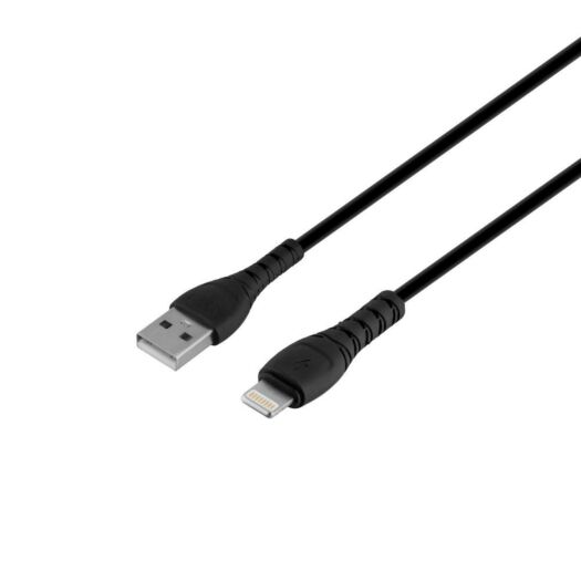 Кабель XO NB-Q165 3A fast charging usb cable Lightning Black 18204