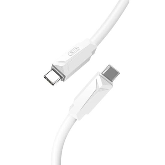 Кабель XO NBQ233B Type-c to TYPE-C 60W Data Cable White 18210