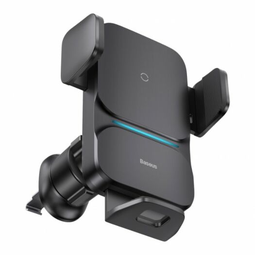 Холдер Baseus Wisdom Auto Alignment Car Mount Wireless Charger （ QI 15W ） ( Air Outlet base ） Black 18278