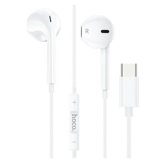 Навушники Hoco M80 Original series earphones for Type-C display White 18353