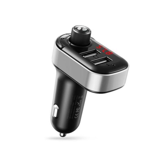 FM-трансмиттер XO BCC10 Smart Bluetooth MP3 +5V3.1A Car Charger Black 18546