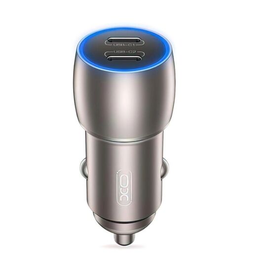 АЗП XO CC51 Metal Intelligent Dual PD40W car charger Tranish 18549