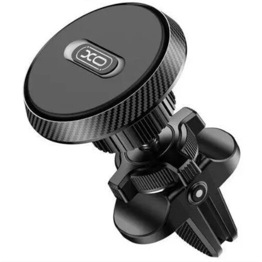 Холдер XO C122 Round magnetic bracket with air outlet Black 18579