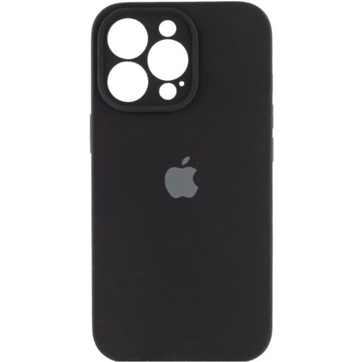 Чохол Silicone Case Square Protected Camera iPhone 13 Pro Black (14) 18838