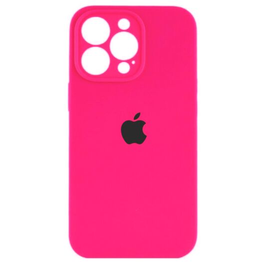 Чохол Silicone Case Square Protected Camera iPhone 13 Pro Shiny Pink (23) 18840