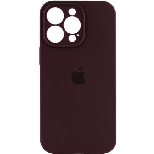 Чехол Silicone Case Square Protected Camera iPhone 13 Pro Maroon (35) 18843